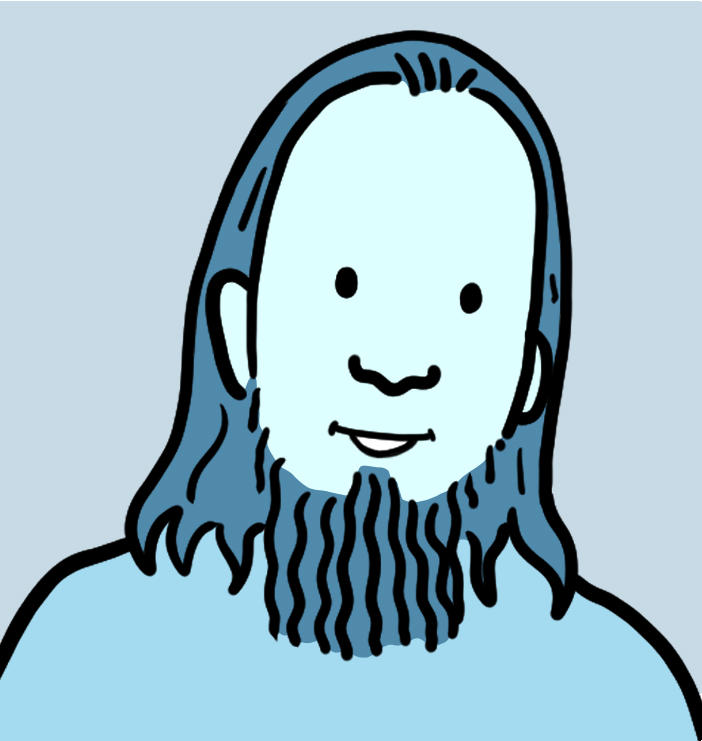Cartoon of Igor Vatolkin