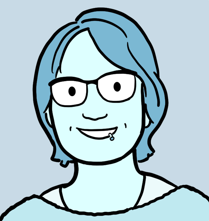 Cartoon of Marie Anastacio